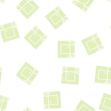 Beam sensor glyph vector seamless pattern black 库存插图