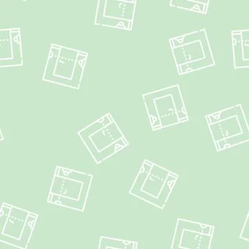 Beam sensor line vector seamless pattern black Illustrazione stock