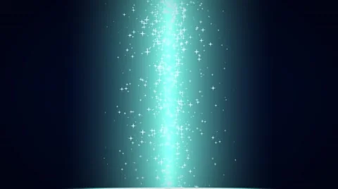 Beam of shining light with stars Stock Footage 56957838
