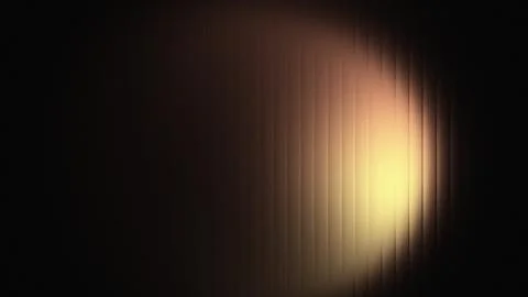Beam of warm light illuminates vertical stripes in an abstract dark backgroun Stock Illustration