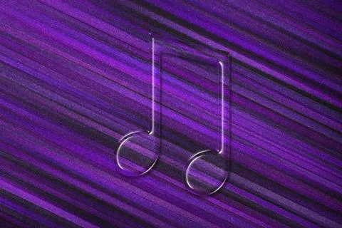 Beamed eighth note symbol, Music Background Stock Illustration