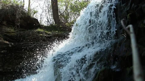 Beamers falls - close up Stock Footage 172390140