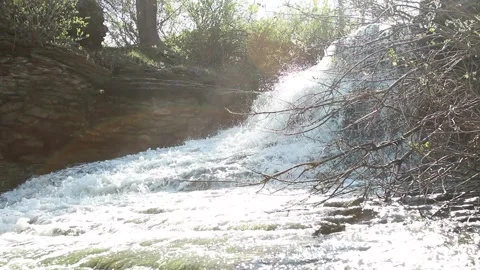 Beamers falls - medium shot Stock Footage 172390148