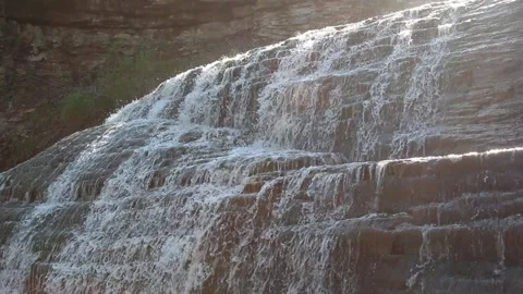 Beamers falls - medium shot Stock Footage 172423004