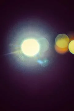 BEAMING LIGHTS BLURRY Foto stock