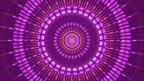 A beaming transformation illusion warp Stock Footage 160816277