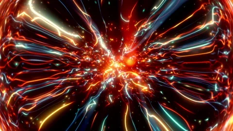 Beams Of Energy Stock Footage 252171524