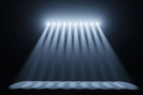 Beams of spotlights Ilustração Stock