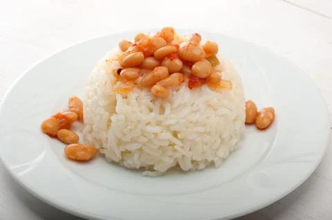 Bean and pilaf Stock Photos