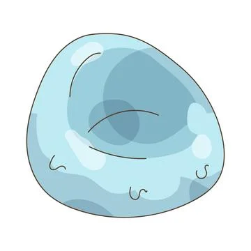 Bean bag chair Stock Illustration