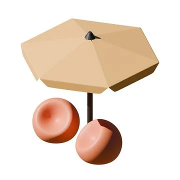 Bean Bag Isometric View 3D Render Illustration Stock Illustration