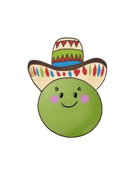 Bean character Illustrazione stock