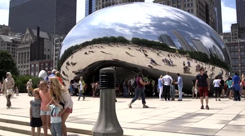 The Bean in Chicago, Illinois Stock Footage 52729470
