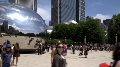 The Bean in Chicago, Illinois Stock Footage 52729483