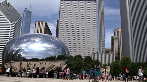 The Bean in Chicago, Illinois Stock Footage 52729488