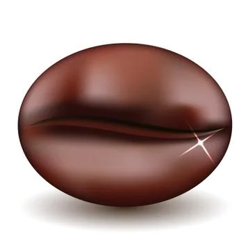 Bean coffee isolated Stock Illustration