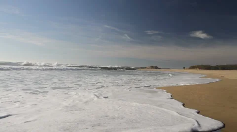 Bean Hallow beach Stock Footage 1217001