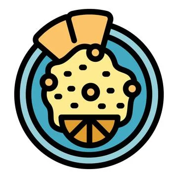 Bean hummus icon vector flat Stock Illustration