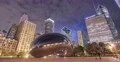 The Bean at night time lapse in Chicago 4k or 4k+ Resolution