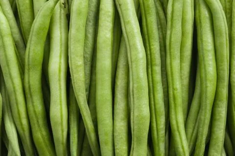 Bean pods background Stock Photos