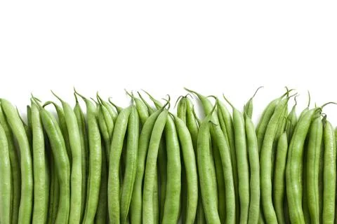 Bean pods background Stock Photos