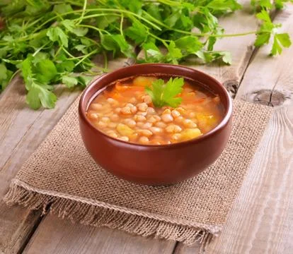 Bean soup Stock-Fotos