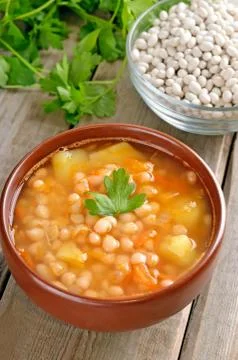 Bean soup Stock Photos