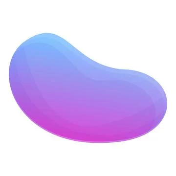 Beanbag icon, cartoon style Stock Illustration