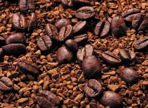 Beans And Granules Stock Photos