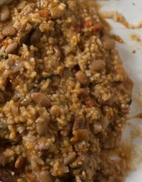 Beans and Rice Stock Photos