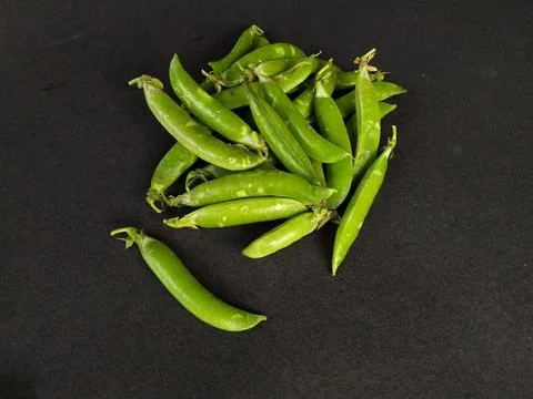 Beans on black background, Stock Photos