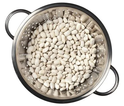 Beans in a colander Stock Photos