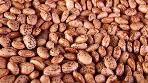 Beans food closeup texture pattern seamless looping rotating video footage hd Stock Footage 102750080