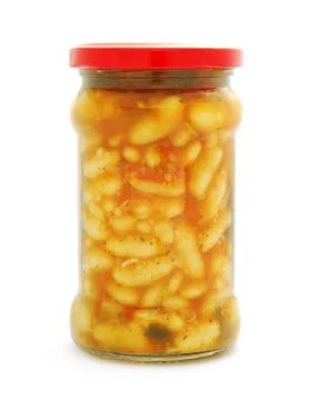 Beans jar Stock Photos