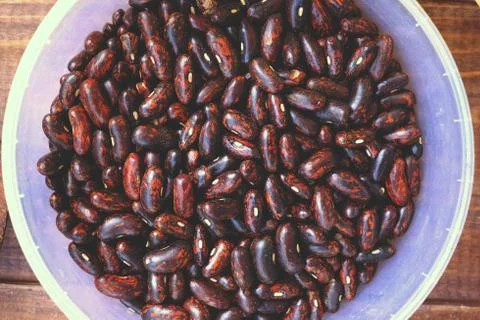 Beans in a jar Stock Photos