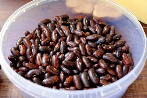 Beans in a jar Stock Photos