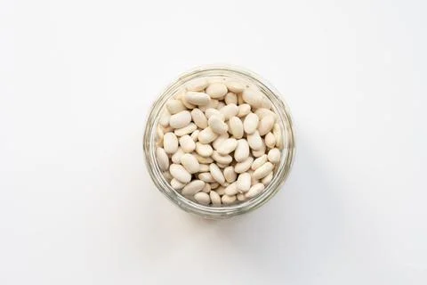 Beans in jar Stock Photos