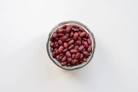 Beans in jar Stock Photos