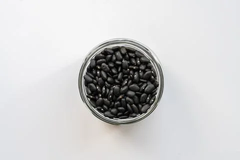 Beans in jar Stock Photos