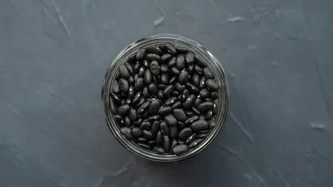 Beans in jar Stock Photos