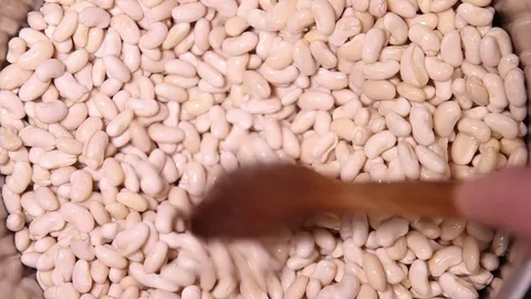 Beans Mixing Stock Footage 73458890