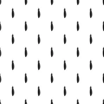 Beans pattern, simple style Illustrazione stock