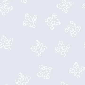 Beans peas line seamless pattern Illustrazione stock