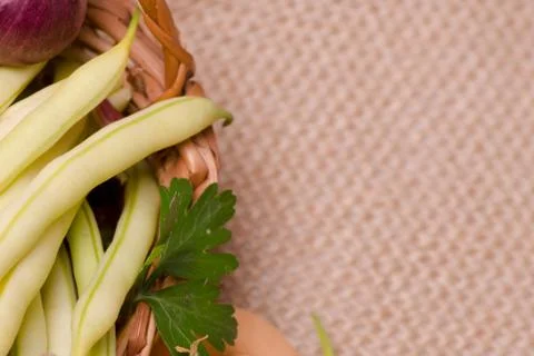 Beans with pods Stock Photos