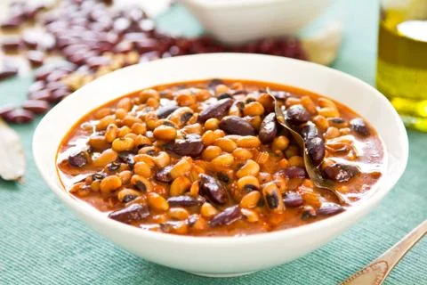Beans soup (Stew ) Foto stock
