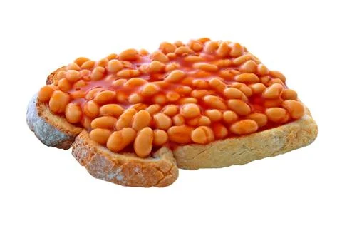 Beans on toast 写真素材