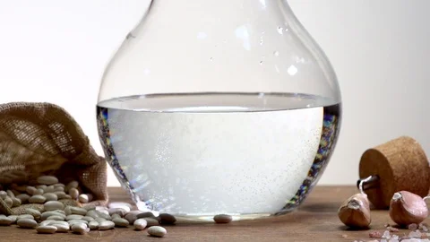 Beans in the water Stock Footage 100043218