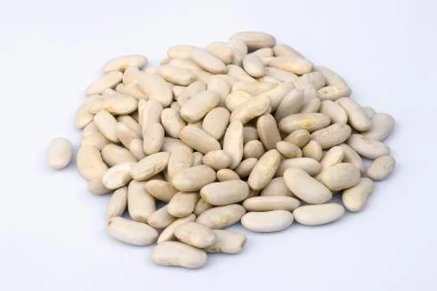 Beans on white background Stock Photos