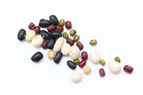 Beans on white background Фото