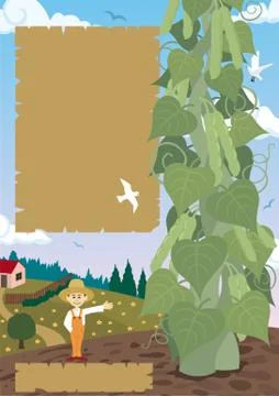 Beanstalk Stock Illustration